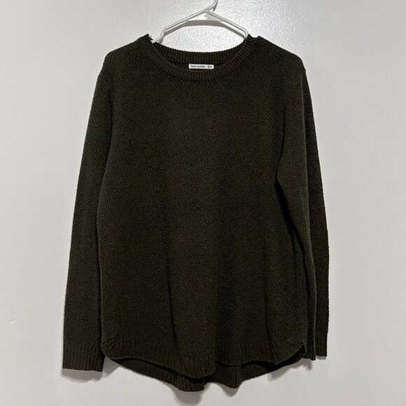 Women’s Pink Clover Textured Knit Pullover Sweater Brown Size 1X - Picture 1 of 11